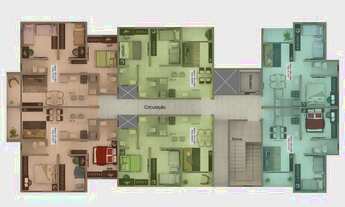 Imagem 7: Apartamento Novo 3 quartos Prédio com Elevador e Lazer no Tambiá Centro - João Pessoa - PB