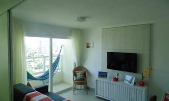 Imagem 4: Oportunidade apartamento mobiliado em andar alto com vista para o mar no Apple Flat