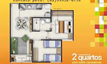 Imagem 6: Apartamento para venda tem 42 metros quadrados com 2 quartos em Imbiribeira - Recife - PE