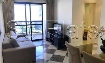 Imagem 2: Flat no Espaço Alpha disponível para locação contendo 55m² , 1 dormitório e 1 vaga de gara