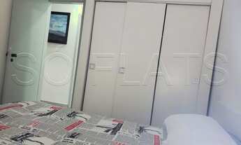 Imagem 7: Flat totalmente mobilado no Jardim Paulista para locação ao lado do Shopping Pamplona. Con