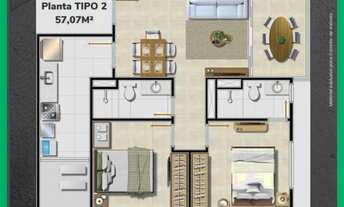 Imagem 5: Apartamento 2/4 com suíte - PRÉ-LANÇAMENTO, no RIO VERMELHO