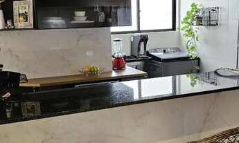 Imagem 6: Apto no residencial Pátio semi-mobiliado com sala ampliada