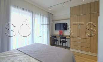 Imagem 5: Flat estilo Studio disponível para locação no bairro de Pinheiros ele contém 24m² e 1 dorm