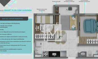 Imagem 5: Apartamento com 2 dormitórios para alugar, 36 m² por R$ 2.900,01/mês - Ipiranga - São Paul