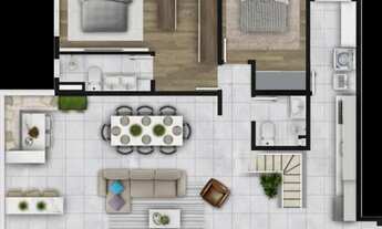 Imagem 3: Cobertura Duplex 3 quartos com 211m² à venda no Bacacheri, Curitiba/PR