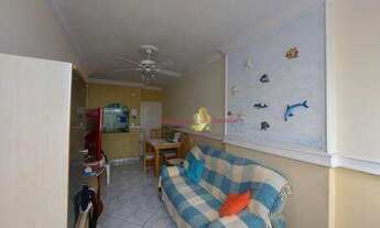 Imagem 6: Apartamento semi mobiliado, com 1 dormitório, Pé na areia, vista do mar, 01 vaga de garag