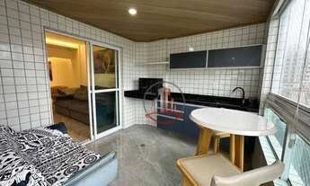 Imagem 4: Apartamento com 3 dormitórios à venda, 125 m² por R$ 790.000 - Vila Guilhermina - Praia Gr