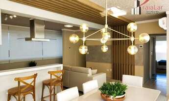 Imagem 2: Apartamento com 2 dormitórios à venda, 93 m² por R$ 668.910,00 - Vila Guilhermina - Praia