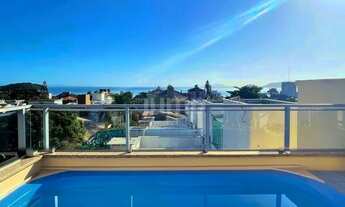 Imagem 2: Cobertura com 5 dormitórios (3 suítes) à venda, vista para o mar - 297 m² - Canajurê - Flo