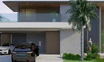 Imagem 1: Magnífico Sobrado Com 4 Dormitórios - Sendo 4 Suítes - 425m² - Cond. Florais da Mata - Vár