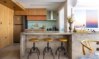 Imagem 3: Apartamento Capa de Revista no Menino Deus, 2 suítes, 2 vagas. semi mobiliado