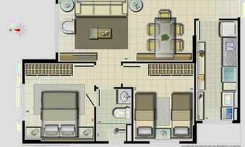 Imagem 7: Apartamento 2 quartos sendo uma semi-suíte, Samambaia - Residencial Sintra