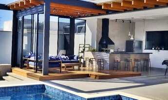 Imagem: A casa de condomínio térrea no Condominio