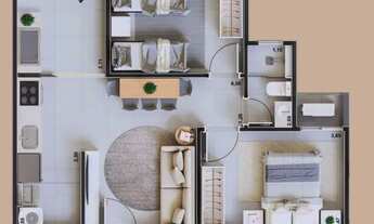 Imagem: Apto 2Q - Lançamento - Av. Madrid, próx