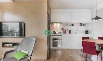 Imagem 2: Apartamento com 1 dormitório para alugar, 58 m² por R$ 7.583/mês - Vila Madalena - São Pau