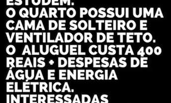 Imagem: Aluguel de quarto para mulher