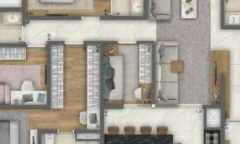 Imagem 2: Apartamento com 4 dormitórios à venda, 121 m² por R$ 1.441.619 - Ipiranga - São Paulo/SP