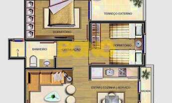 Imagem 1: Caxias do Sul - Apartamento Padrão - Desvio Rizzo