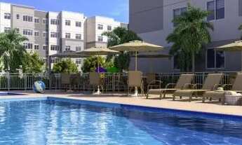 Imagem 3: Apartamento 02 quartos. Recreio. 7min da praia. Bairro planejado. Lazer completo.1a locaçã