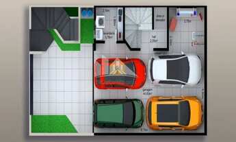 Imagem 5: Sobrado 3 quartos 243,90m à venda no Bom Retiro, Curitiba/PR