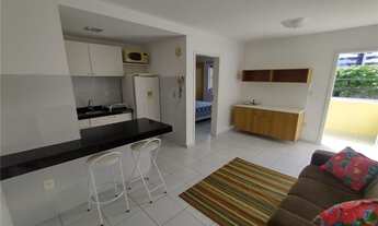 Imagem: Flat com 1 quarto sendo suíte para locação