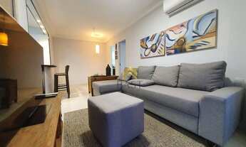 Imagem 2: Apartamento mobiliado com 1 dormitório para alugar, 58 m² por R$ 4.252/mês - Cambuí - Cam