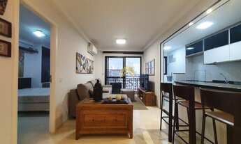 Imagem 6: Apartamento mobiliado com 1 dormitório para alugar, 58 m² por R$ 4.252/mês - Cambuí - Cam