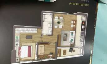 Imagem 2: Rosário imóveis vende- Athenas future/ 54m²