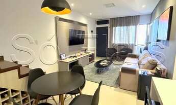 Imagem 2: Flat na cobertura no Le Bouganville em Alphaville disponível locação contendo 2 dorms send