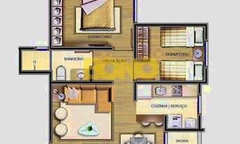 Imagem 2: Caxias do Sul - Apartamento Padrão - Desvio Rizzo