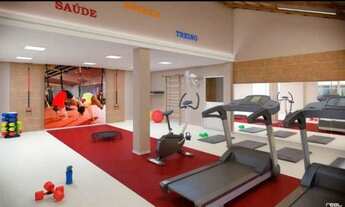 Imagem 5: Deireito de uma ap com 2qts, sol da manhã, elevador e area de lazer completo com academia