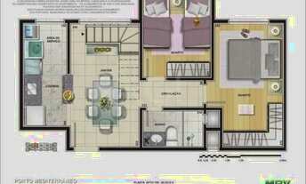 Imagem: Apartamento para Venda - 49.72m², 2 dormitórios