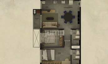 Imagem 3: Apartamento com 2 dormitórios à venda, 69 m² por R$ 755.714,19 - Ribeirão da Ilha - Floria