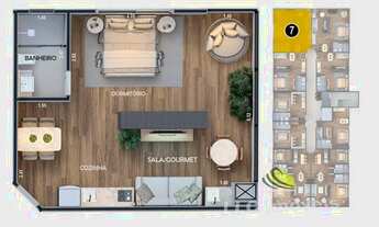 Imagem 7: Studio para Venda em Imbituba, Centro, 2 dormitórios, 1 suíte, 2 banheiros, 1 vaga