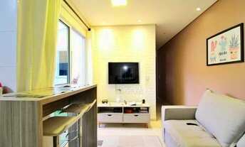 Imagem 2: Apartamento com 2 dormitórios à venda, 52 m² por R$ 290.000,00 - Vila Curuçá - Santo André