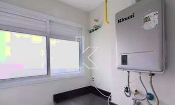 Imagem 6: Apartamento de alto padrão, mobiliado com decoração moderna, 1 suíte, lavabo, 1 vaga