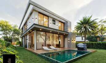 Imagem 3: Casa decorada á beira do lago com 04 suítes à venda - Condomínio Sunset em Xangri-lá REF