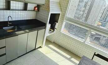 Imagem 4: Mobiliado e Decorado - 2 dorm c/suíte 2 sacadas (1 gourmet) lazer completo - Aviação