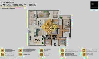 Imagem: APARTAMENTO DE 265m², 4 SUÍTES, TERRAÇO