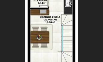 Imagem 6: Sobrado à venda no bairro Aventureiro - Joinville/SC