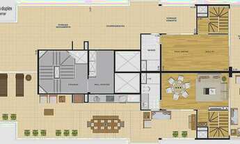 Imagem 7: Cobertura duplex para venda possui 221 metros quadrados com 3 quartos 1 suíte 4 vagas