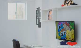 Imagem 6: Flat porteira fechada na orla da Pituba planejado, decorado