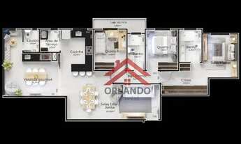 Imagem 6: Apartamento com 3 dormitórios à venda, 100 m² por R$ 730.000,00 - Santa Mônica - Uberlândi