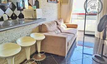 Imagem 2: Apartamento com 1 dormitório para alugar, 48 m² por R$ 1.500,00/mês - Tupi - Praia Grande