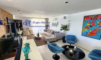 Imagem: Cobertura duplex mobiliada e vista mar no