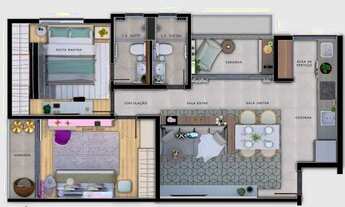Imagem 6: Apartamento para Venda em Belo Horizonte, SANTA EFIGÊNIA, 2 dormitórios, 1 suíte, 2 banhei