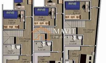 Imagem 7: Sobrado Triplex 1 Suíte + 2 Dormitórios no Bairro Petrópolis