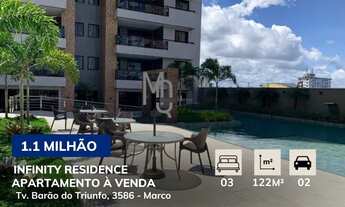 Imagem 7: Apartamento para venda tem 122 metros quadrados com 3 quartos em Marco - Belém - Pará