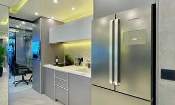 Imagem 3: Excelente apartamento 02 suíte mobiliado em Alphaville